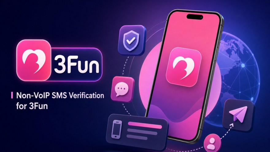 3Fun non-VoIP number for SMS verification on NonVoipUsNumber