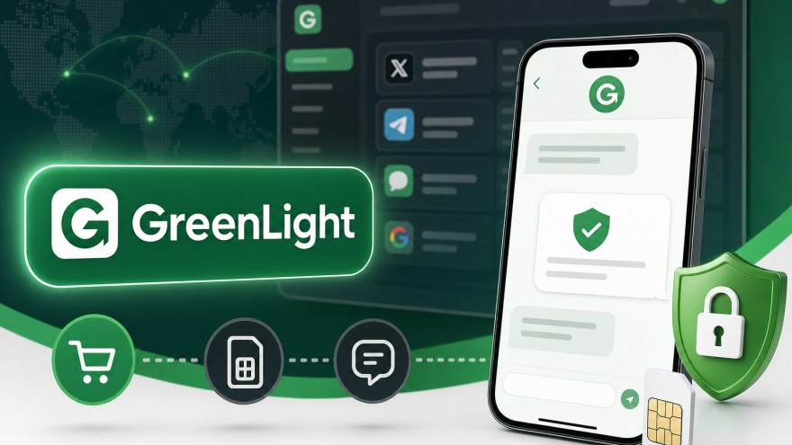 GreenLight non-VoIP number for SMS verification with a modern phone workflow