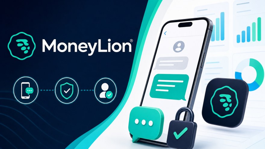 MoneyLion non-VoIP number for SMS verification with phone and secure inbox concept
