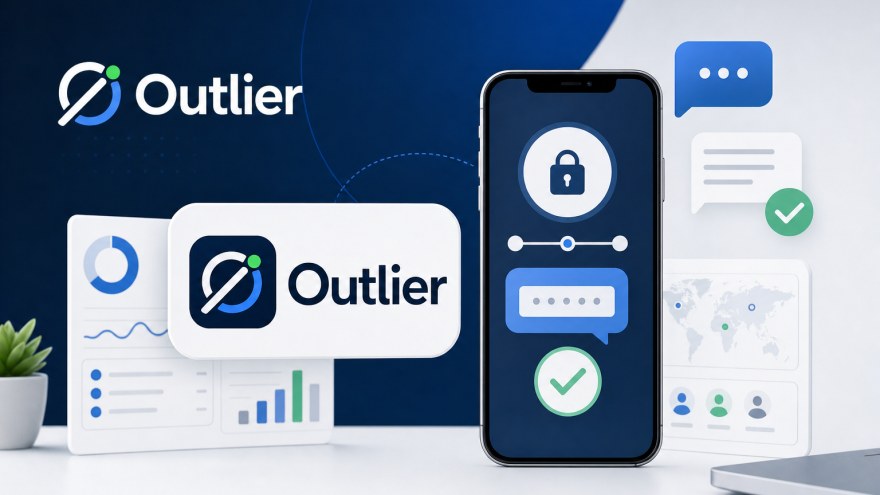 Outlier non-VoIP number for SMS verification with phone and secure inbox concept